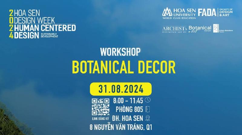 Featured image of post Botanical Decor workshop tại Đại Học Hoa Sen